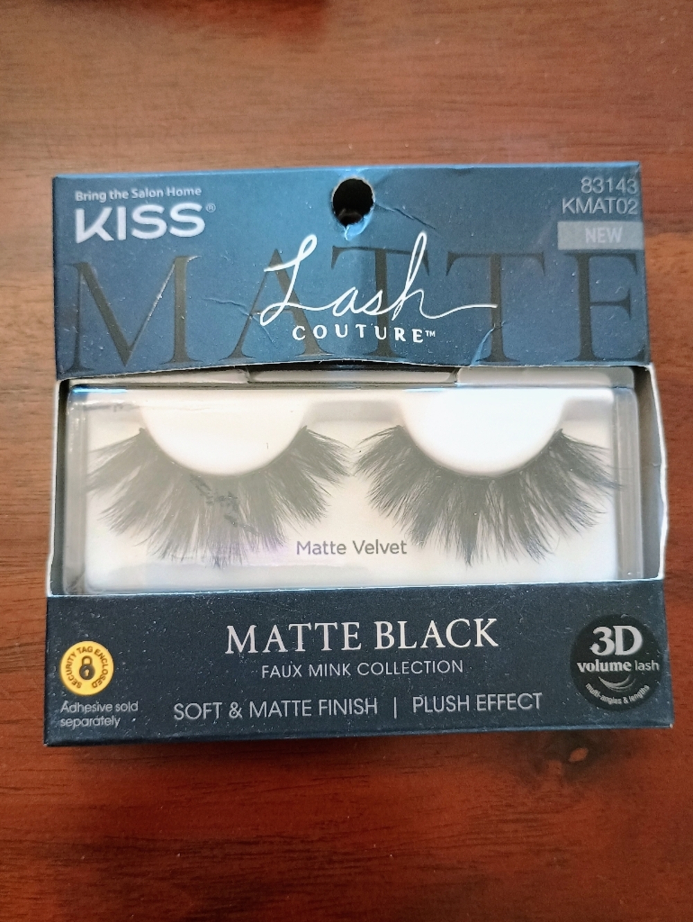 Kiss Couture Faux Mink Collection - Matte Velvet - 1 Pair 83143 KMAT02 3D Volume